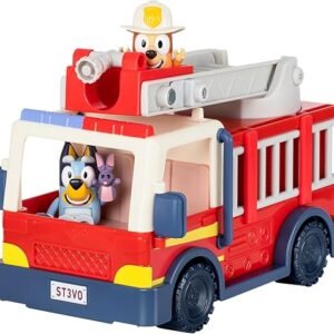 BLUEY Firetruck Playset with Exclusive Bingo & Bob Bilby!