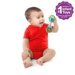 Bright Starts Oball Shaker Rattle Toy for Newborns