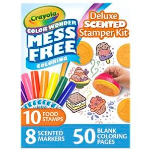 Crayola Mess-Free Coloring Set: Scented Fun & Creativity!