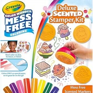 Crayola Mess-Free Coloring Set: Scented Fun & Creativity!