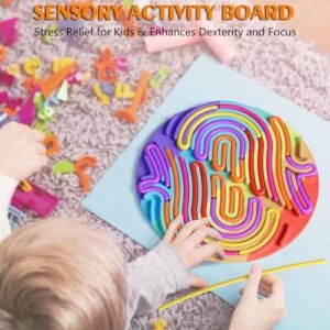 Creative Sensory Fidget Board for Kids' Calm & Focus
