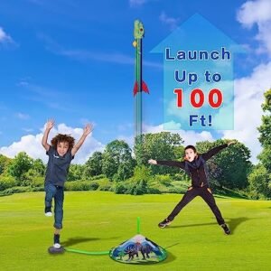 Epic Dino Rocket Launcher - Launch Up to 100 Ft!
