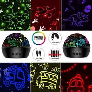 Exciting Dino Projection Car Toy for Kids Ages 3-10