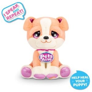 Interactive Puppy Rescue Plush: Heal, Speak & Play!