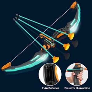 JOYIN LED Light Up Kids Bow & Arrow Set