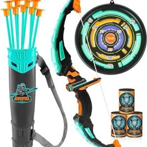 JOYIN LED Light Up Kids Bow & Arrow Set