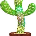 LED Dancing Cactus Toy: Sing, Dance & Mimic!