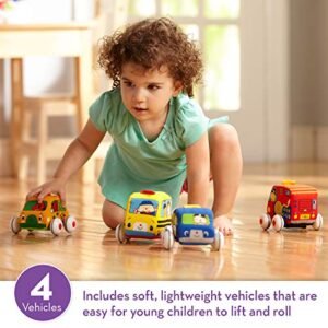 Soft Pull-Back Vehicle Set for Babies & Toddlers