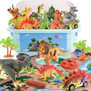 Ultimate Dinosaur Toy Set with Activity Mat & Cars