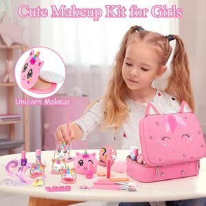 Washable Kids Makeup Kit - Perfect Gift for Little Girls!