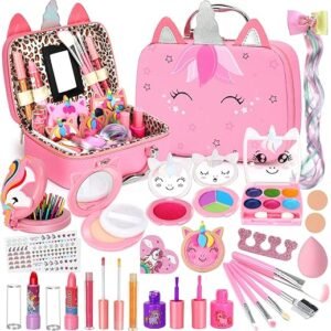 Washable Kids Makeup Kit - Perfect Gift for Little Girls!